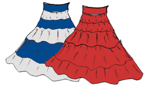 Как выбрать ткань на юбку